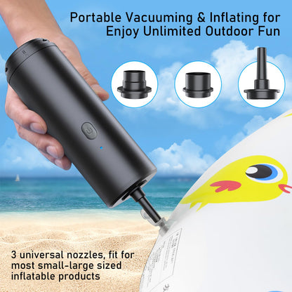 Cordless Handheld Car Vacuum with Air Duster