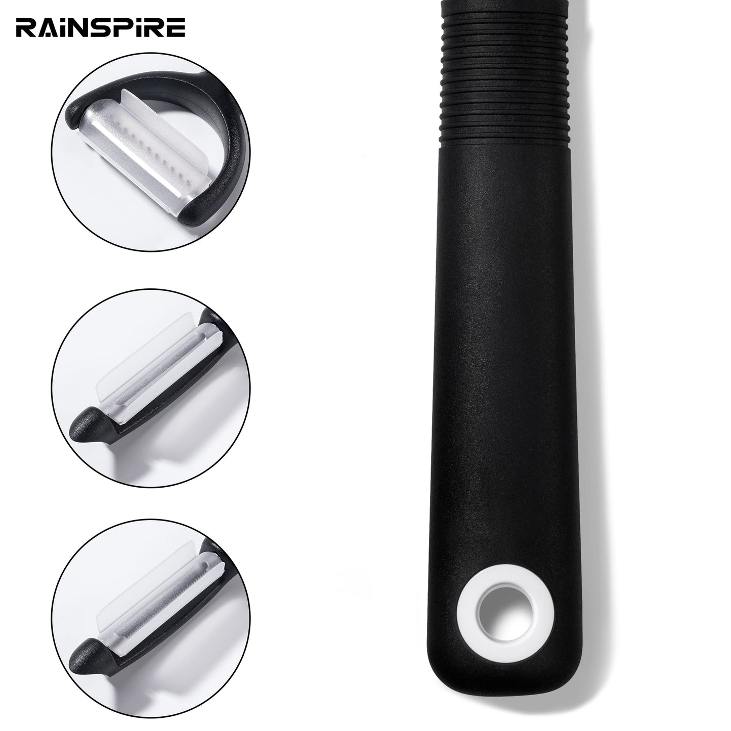 Rainspire 3-Piece Vegetable Peeler Set, Dishwasher Safe