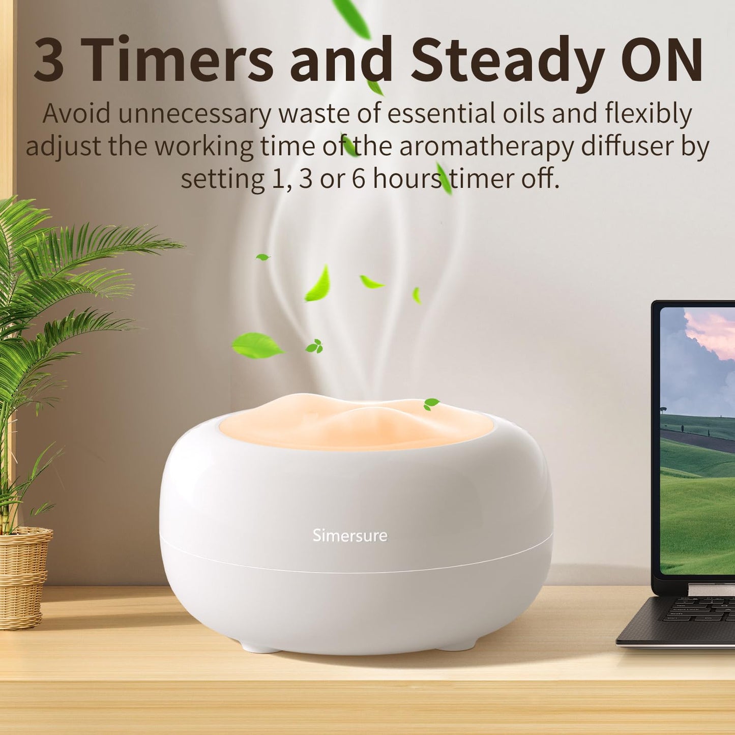 Ultrasonic Essential Oil Diffuser with 7 LED Colors