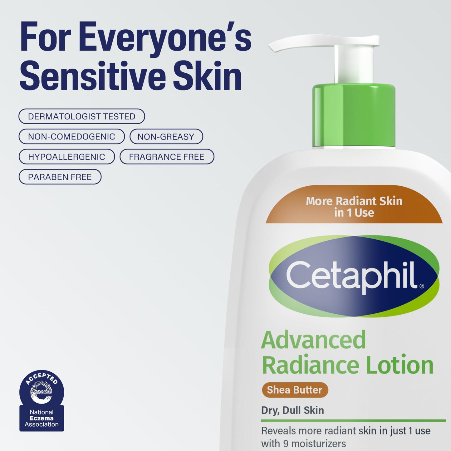 Cetaphil Advanced Radiance Body Lotion, 16 oz Pack