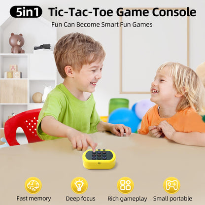 Tic Tac Toe 5-in-1 Sensory Puzzle Game