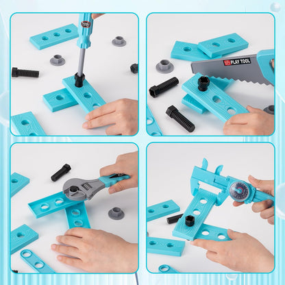 50PCS Meland Kids Tool Set with Drill