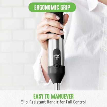 GreenLife 500-Watt Immersion Handheld Stick Blender