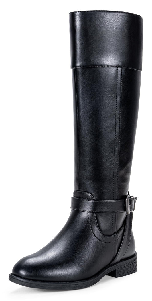 Jeossy Women's Wide Calf Knee High Boots