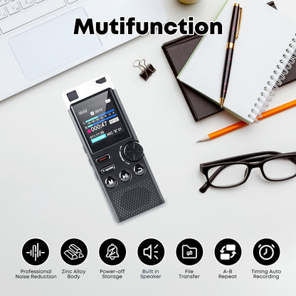 Wucotc 264GB Voice Activated Digital Recorder