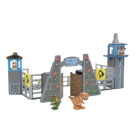 Jurassic World Magnetic Tiles Building Set for Kids