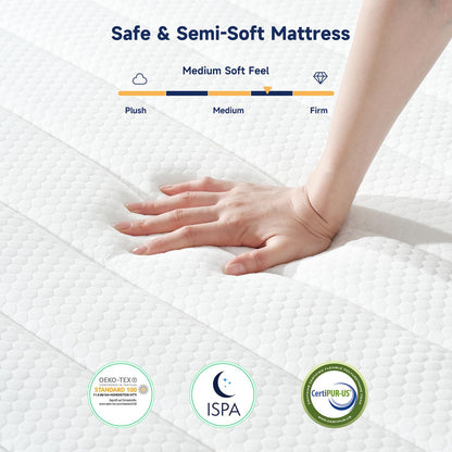8 Inch Hybrid Innerspring Twin Mattress