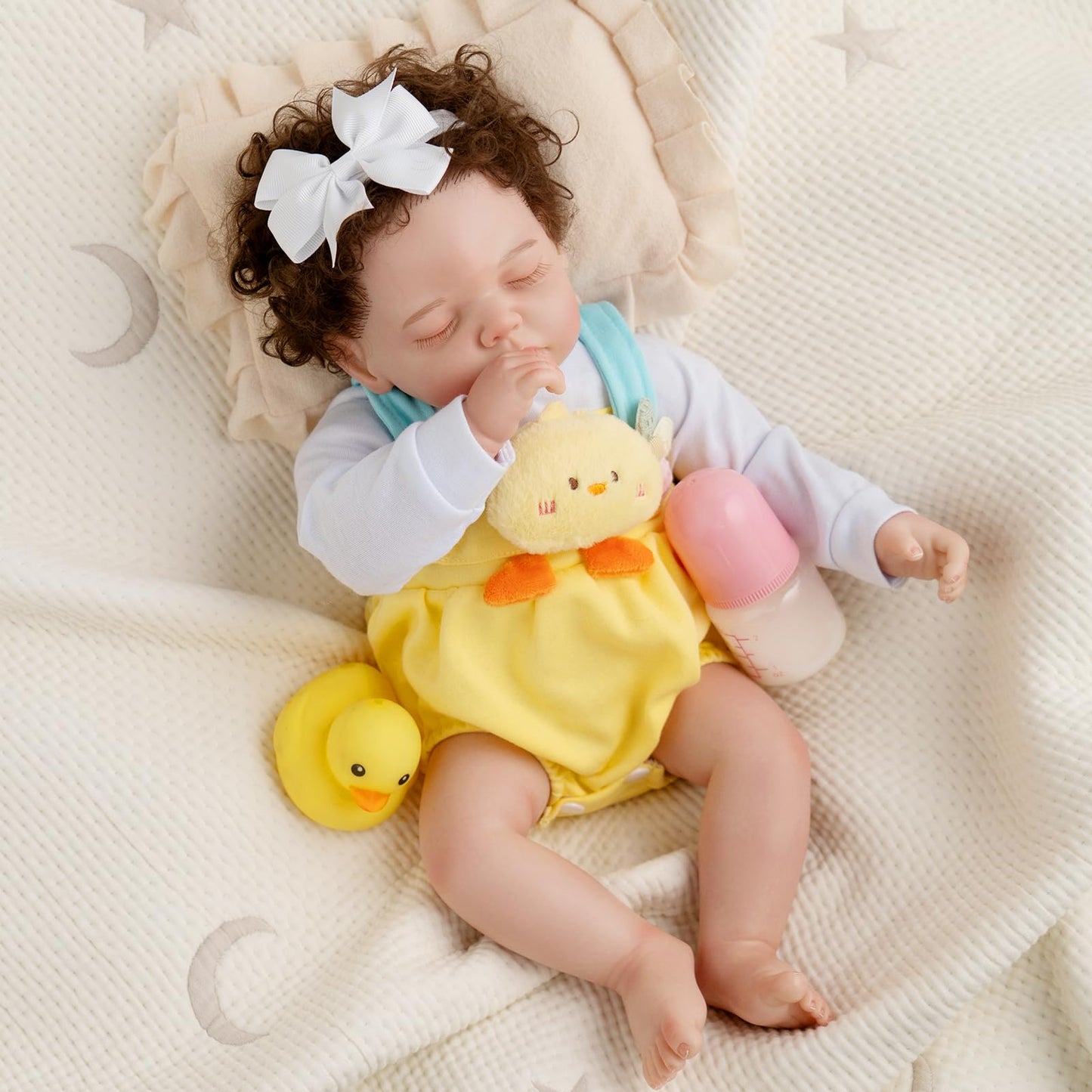 Lifelike 18-Inch Reborn Baby Doll with Accessories