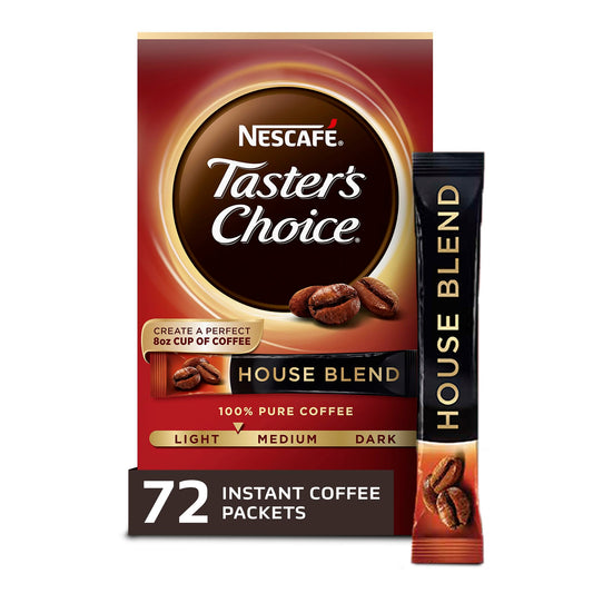 72 Pack Taster's Choice Instant Coffee House Blend