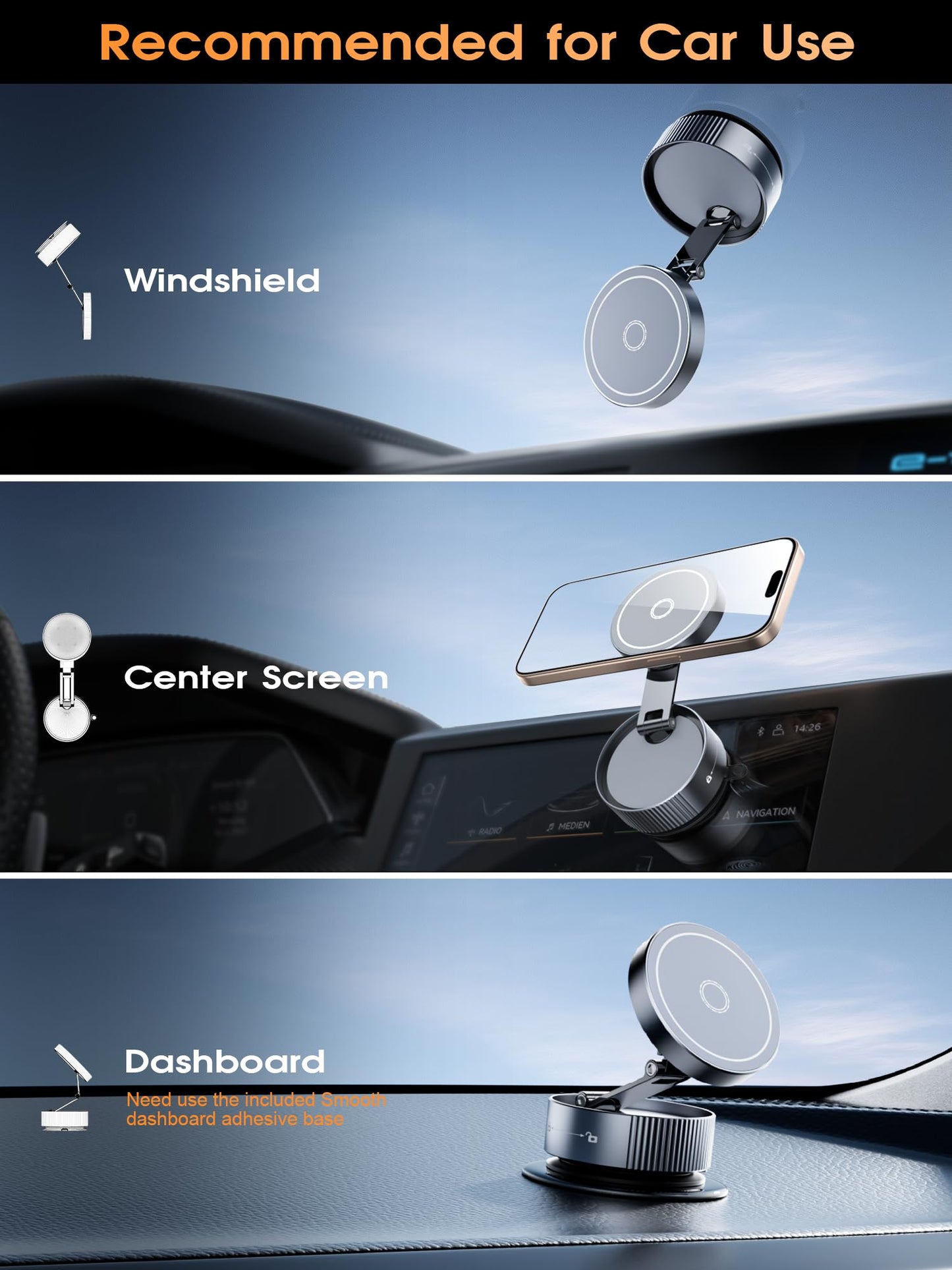 Magnetic Phone Holder for All Smartphones