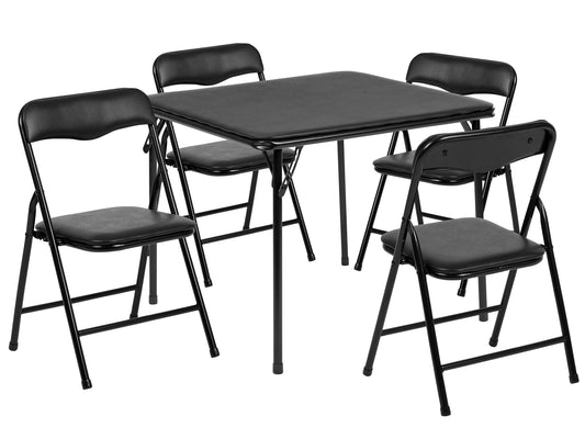 Flash Furniture Kids Folding Table and Chairs Set
