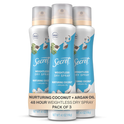 Secret Antiperspirant Deodorant with Coconut & Argan Oil