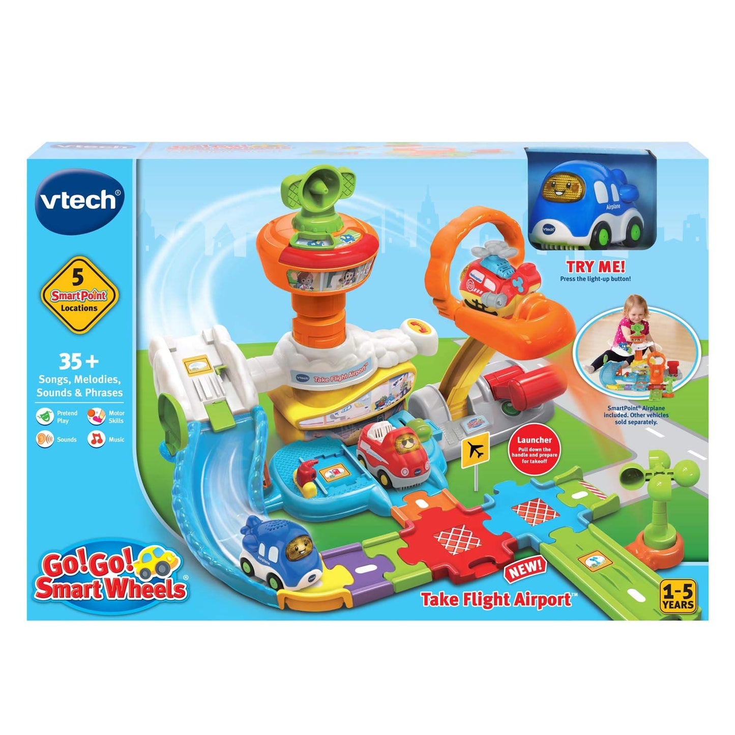 VTech Go! Smart Wheels Airport Playset