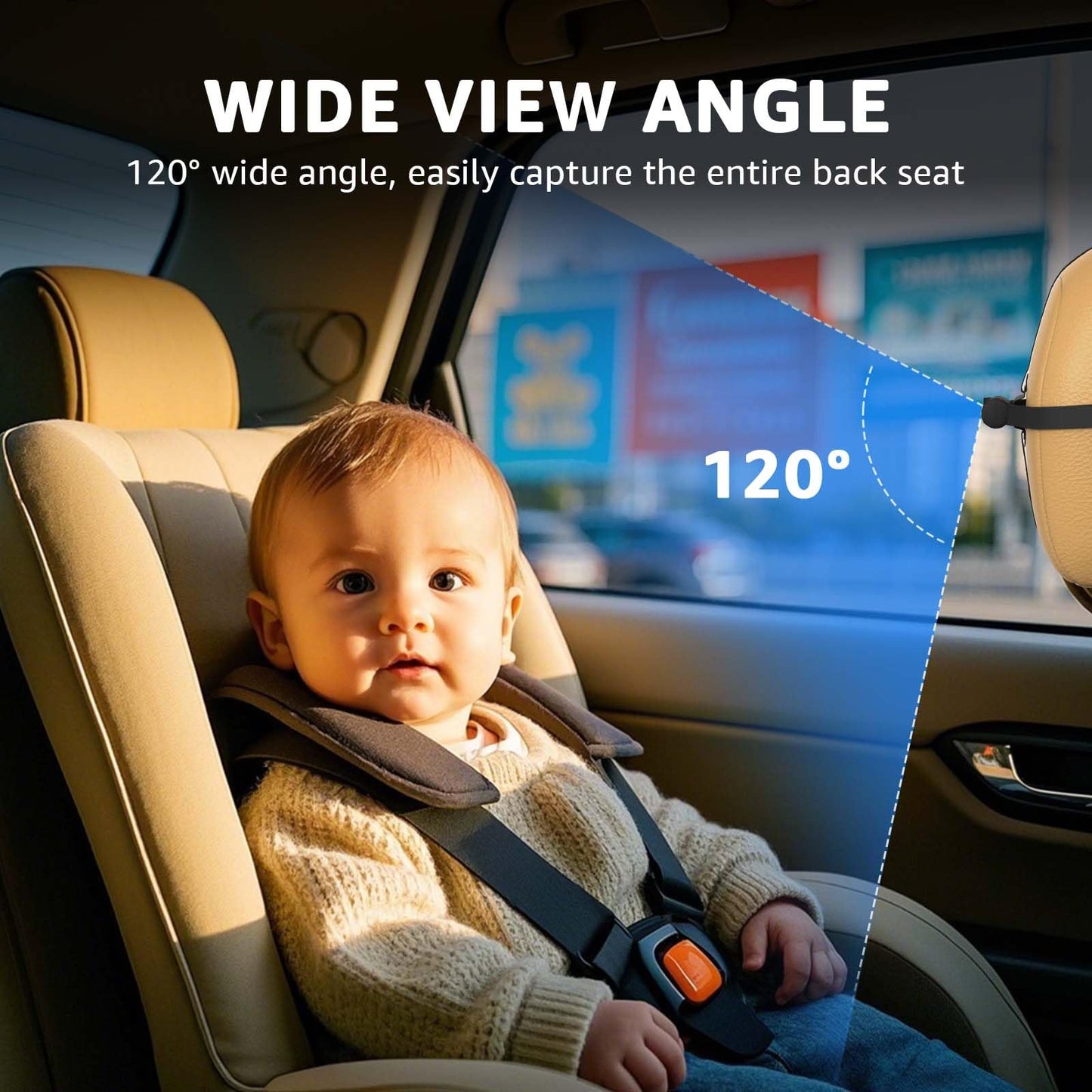 Baby Car Camera with HD Night Vision Monitor