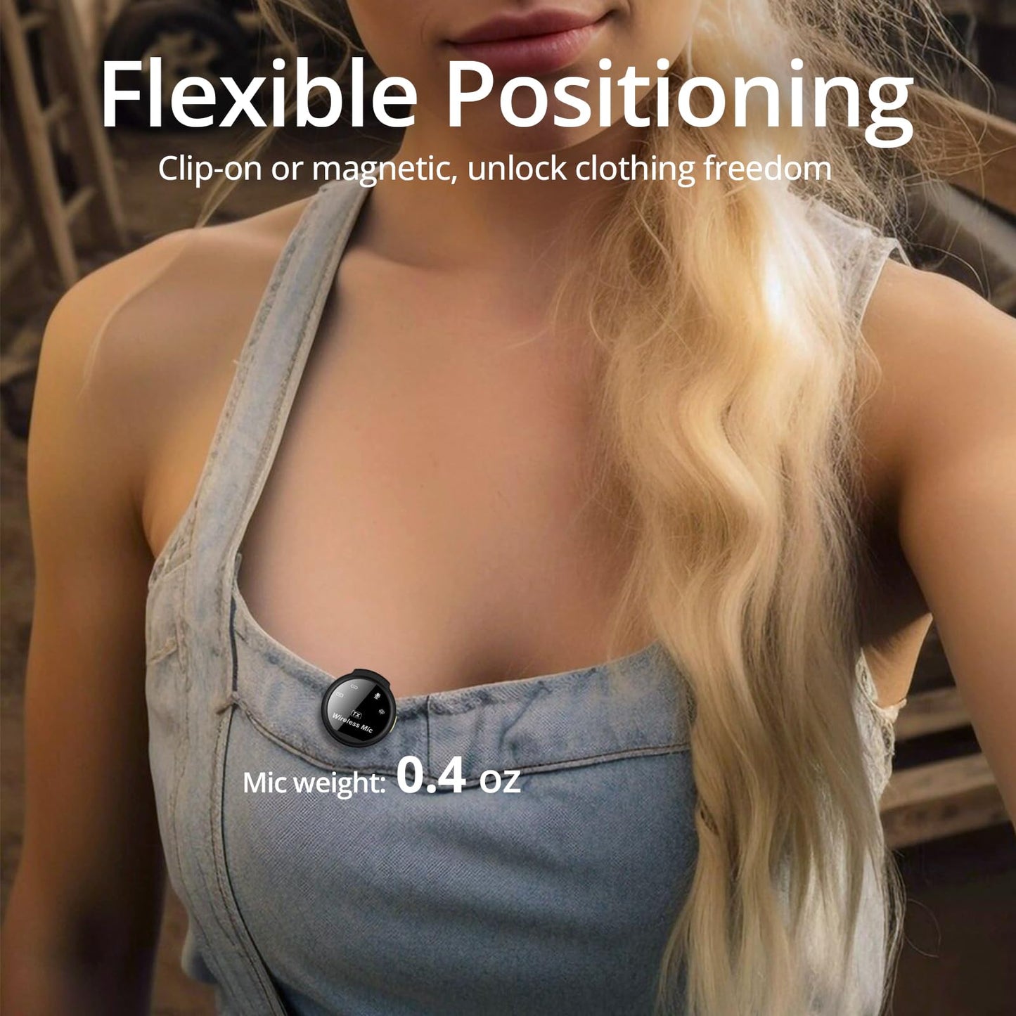 Wireless Lavalier Microphone for Video Recording