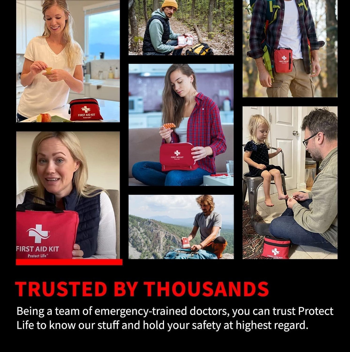 Protect Life 160-Piece Travel First Aid Kit