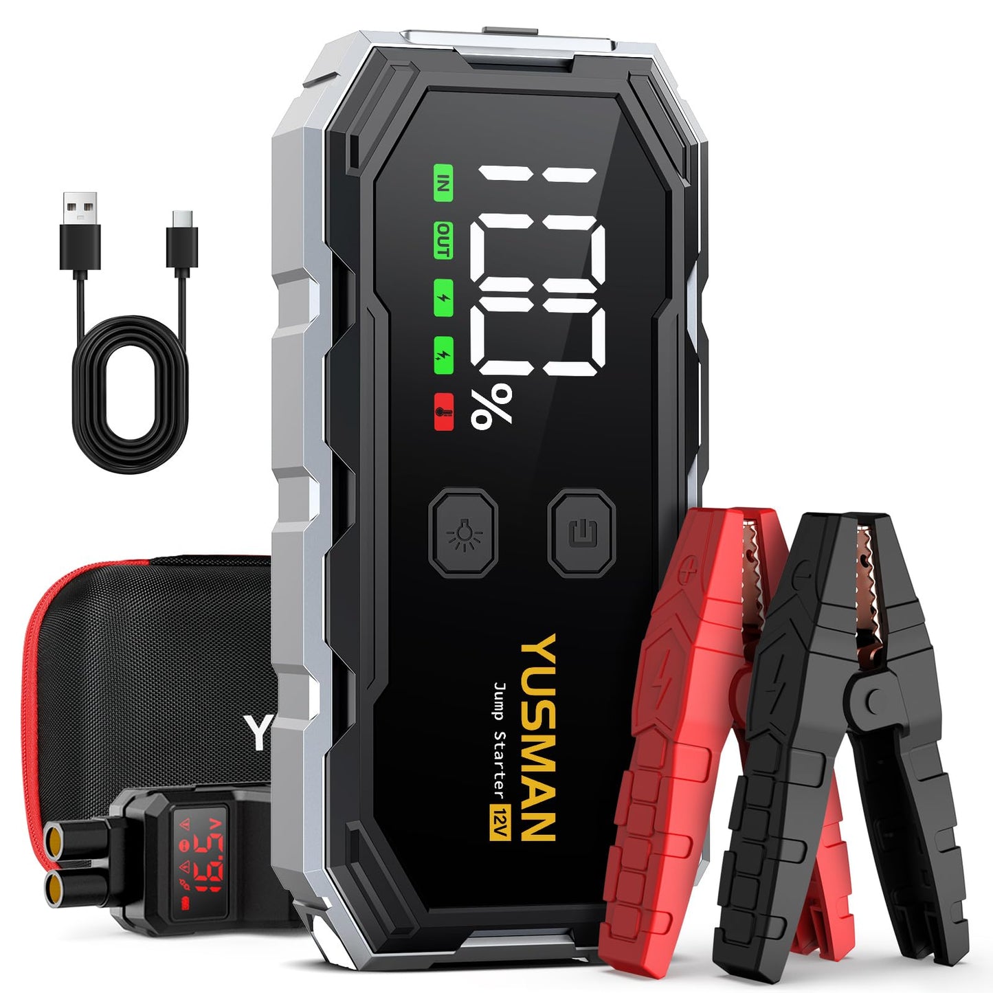 YUSMAN 5000A Car Jump Starter Battery Pack