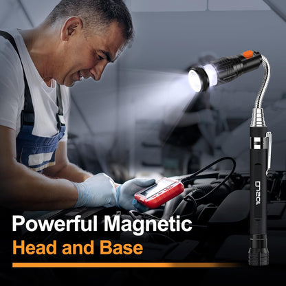 Magnetic Pickup Tool with LED Lights for Men