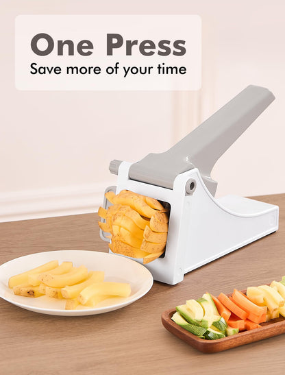 French Fry Cutter, Geedel Professional Potato Cutter for French Fries, Potato Slicer French Fry Maker for Carrot, Cucumber, Onion, Zucchini and more