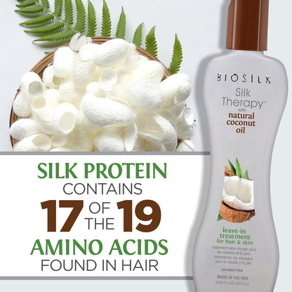 BioSilk Coconut Oil Leave-In Treatment for Frizz