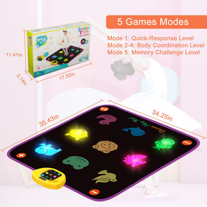 Dance Mat for Kids with Volume Control and Modes