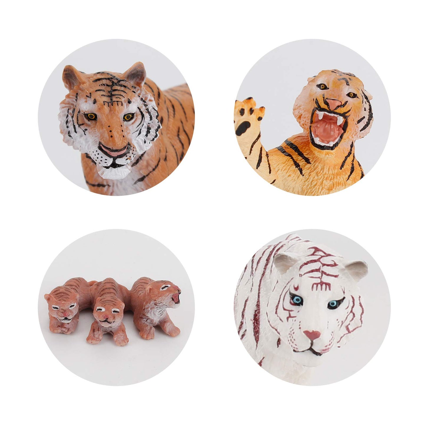 Wildlife Animal Figurines Set for Kids 6 PCS
