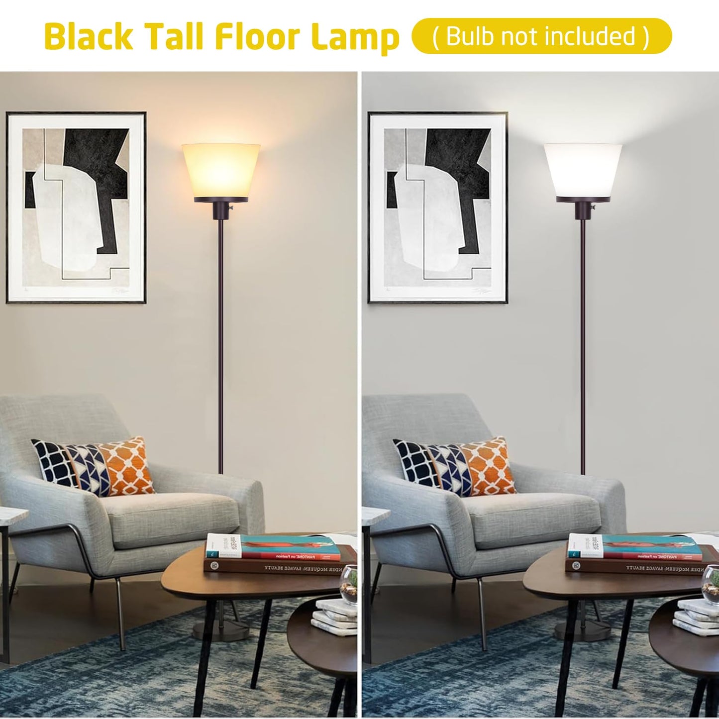 Kukobo Modern LED Torchiere Floor Lamp