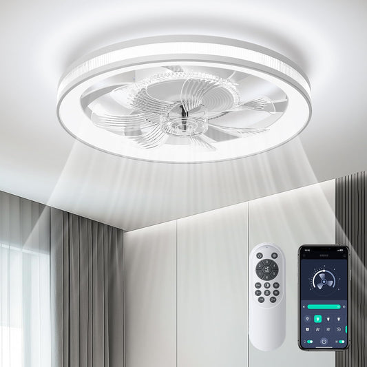 Acesal Low Profile Ceiling Fan with Lights