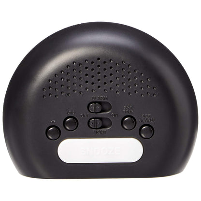 Digital Oval Alarm Clock with LED Display