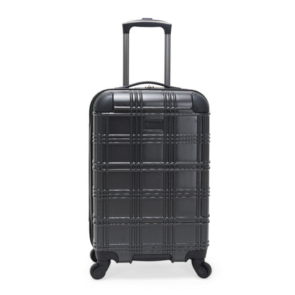 Ben Sherman Nottingham Lightweight Hardside 4-Wheel Spinner Travel Luggage, Charcoal, 20-Inch Carry On