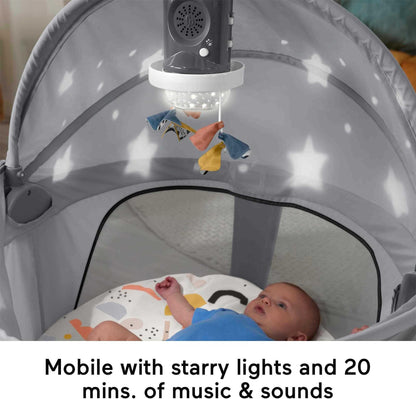 Fisher-Price Portable Baby Bassinet with Canopy