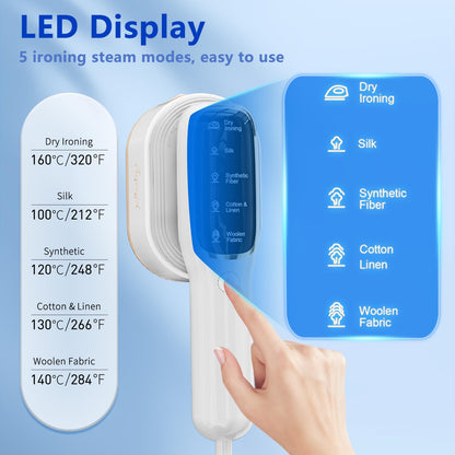 Portable Handheld Clothes Steamer for Travel