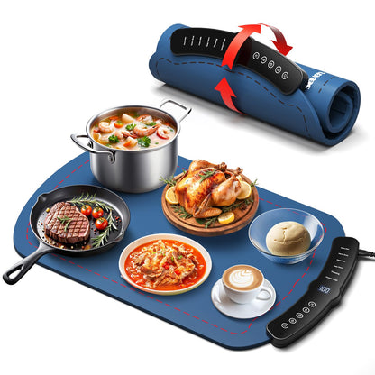 Taseven Electric Food Warming Mat with 7 Temperatures