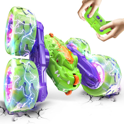 AjiAoo Remote Control Dinosaur Car for Kids