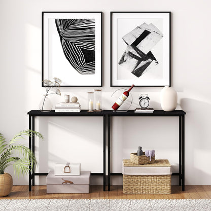 HollyHOME Slim Console Table for Hallway Entryway