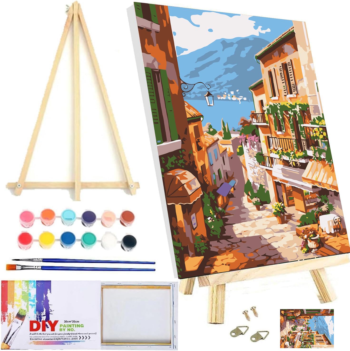 Paint by Numbers Canvas Kit for Adults – Save Crazy Deals