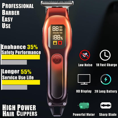 GASLIKE Cordless Hair and Beard Trimmer Kit