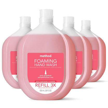 Method Foaming Hand Soap Refill, Pink Grapefruit