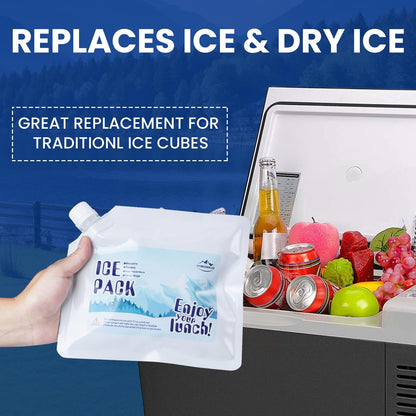 3 Pack Reusable Ice Packs for Coolers
