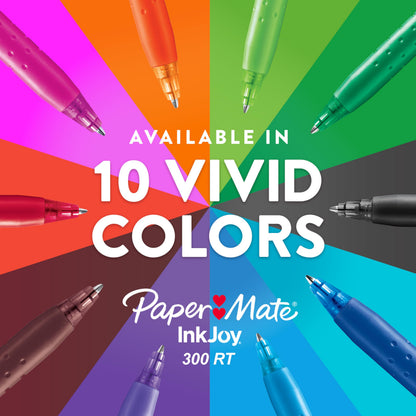 Paper Mate InkJoy Retractable Ballpoint Pens, Black