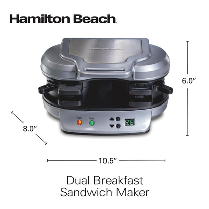 Hamilton Beach Breakfast Sandwich Maker with Timer