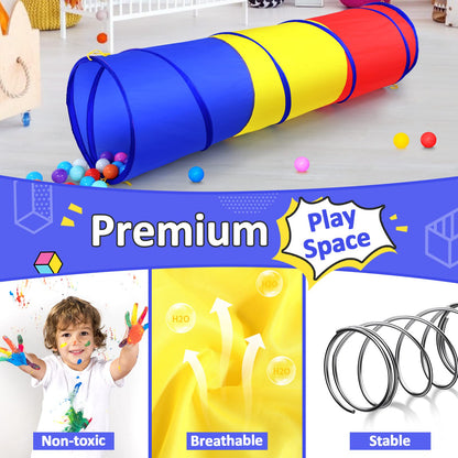 Pop Up Play Tunnel Tent for Kids
