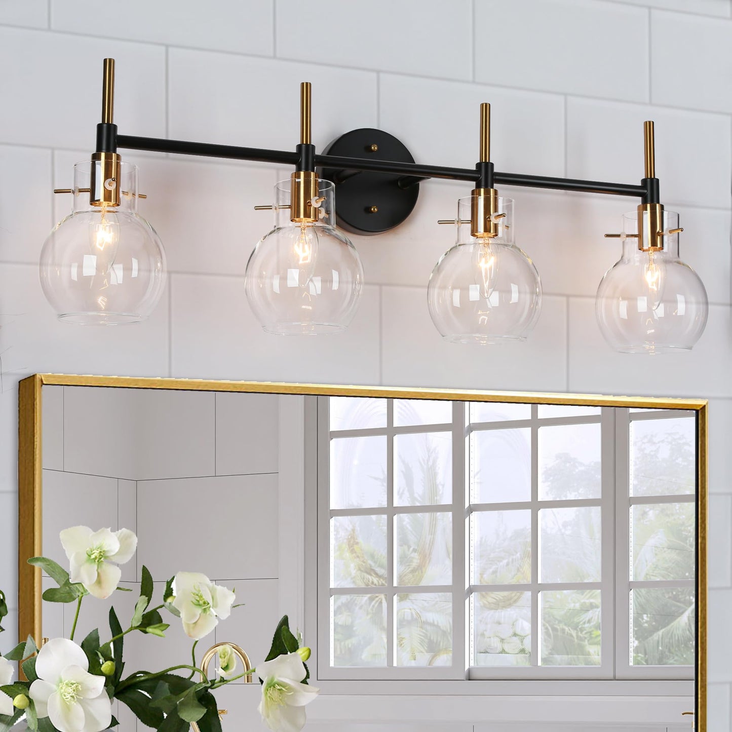 KSANA 4-Light Modern Bathroom Vanity Fixture