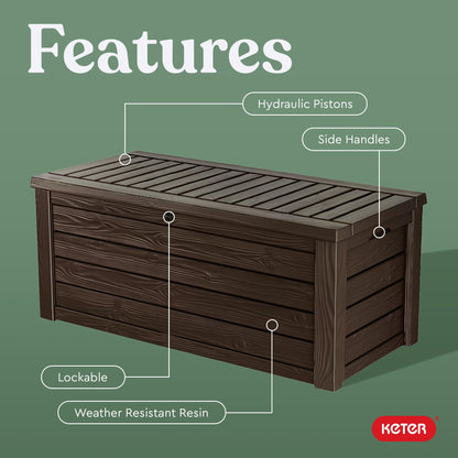Keter 150 Gallon Outdoor Storage Deck Box