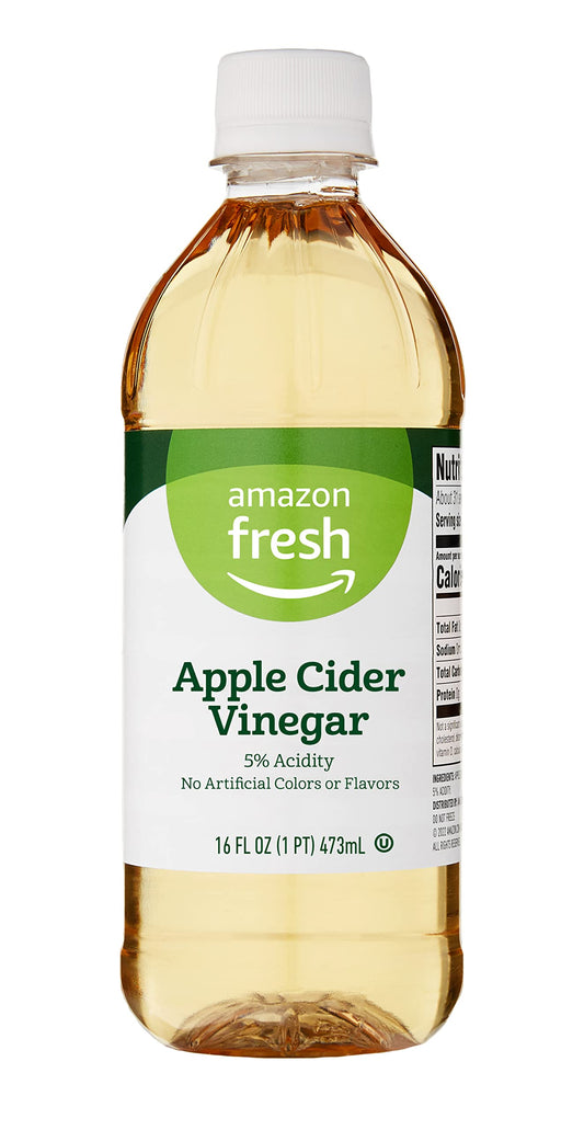 Amazon Fresh Apple Cider Vinegar, 16 Oz Bottle