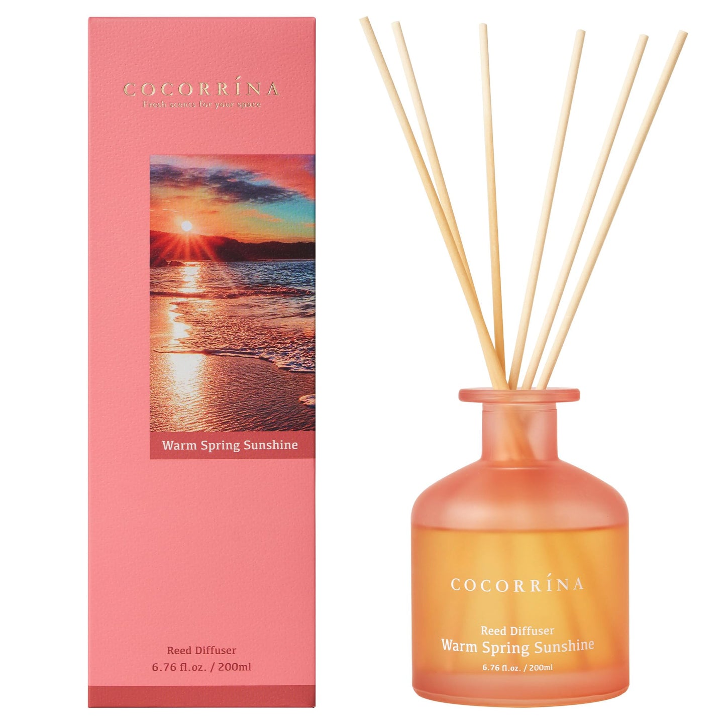 Cocorrína Warm Spring Sunshine Reed Diffuser 6.76oz