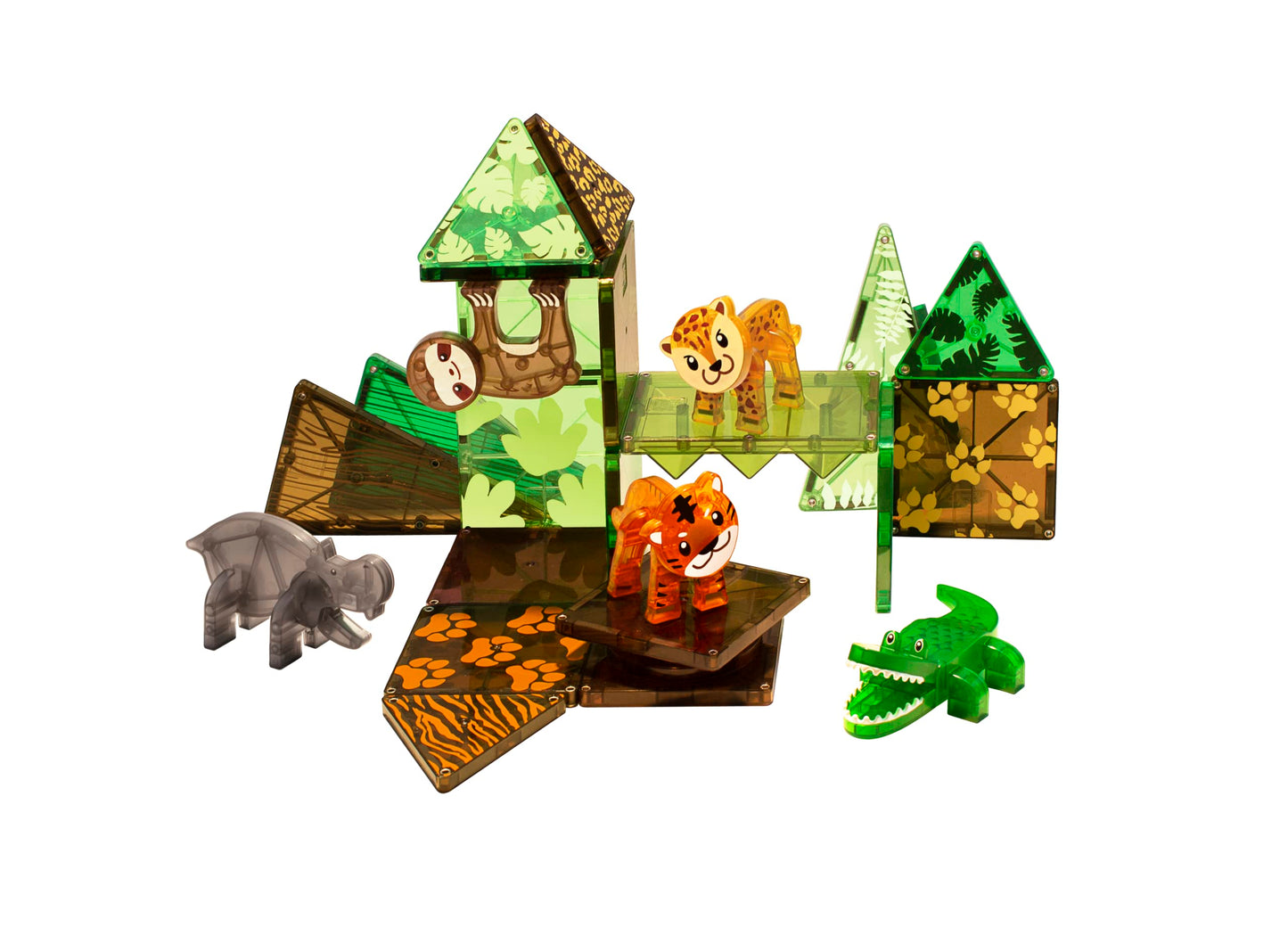 MAGNA-TILES Jungle Animals 25-Piece Set