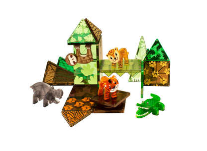 MAGNA-TILES Jungle Animals 25-Piece Set