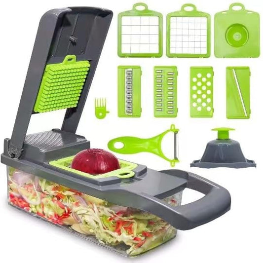 16-in-1 Vegetable Chopper with 8 Blades