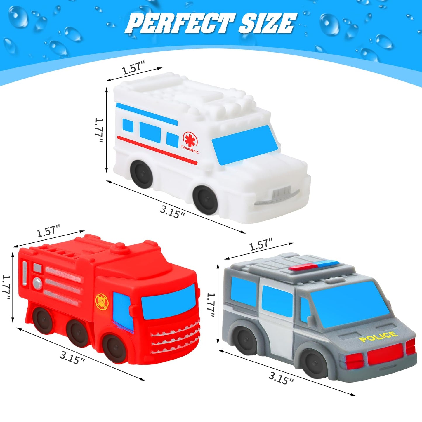 Mold-Free Bath Toys for Toddlers 1-3